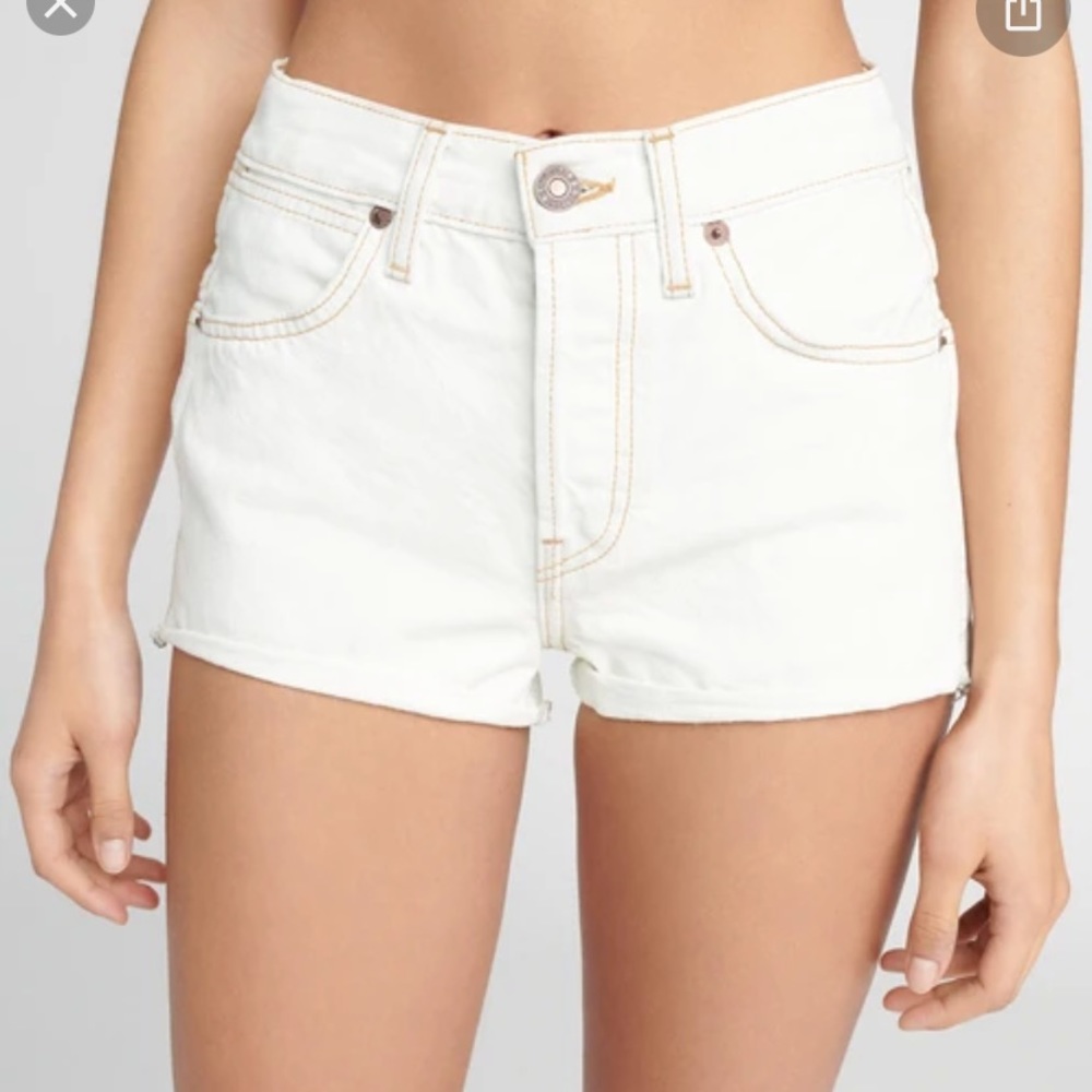 RE/DONE double needle western short NWT